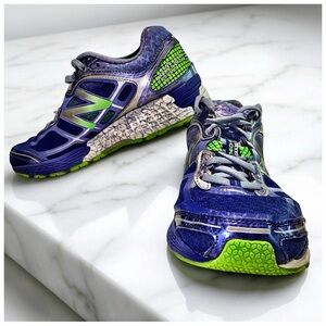 New Balance 860 Women's Stability Running Sneakers | Blue & Neon Green | 9.5